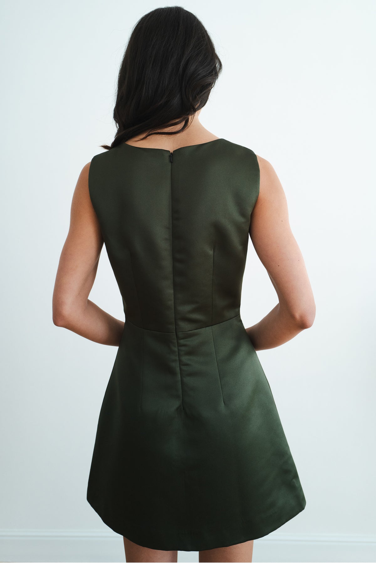 Monica Mini Dress | Structured cinched waist Mini Dress – AMARA GRACE
